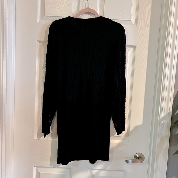 NWT SEE BY CHLOE Trimmed Ribbed-Knit Dress in
Navy Size Medium - Picture 4 of 7